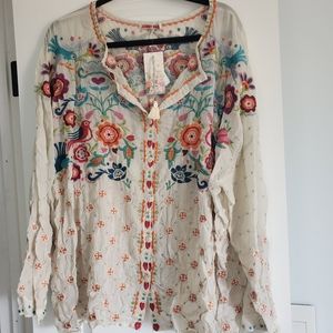 Johnny Was button down NWT X2